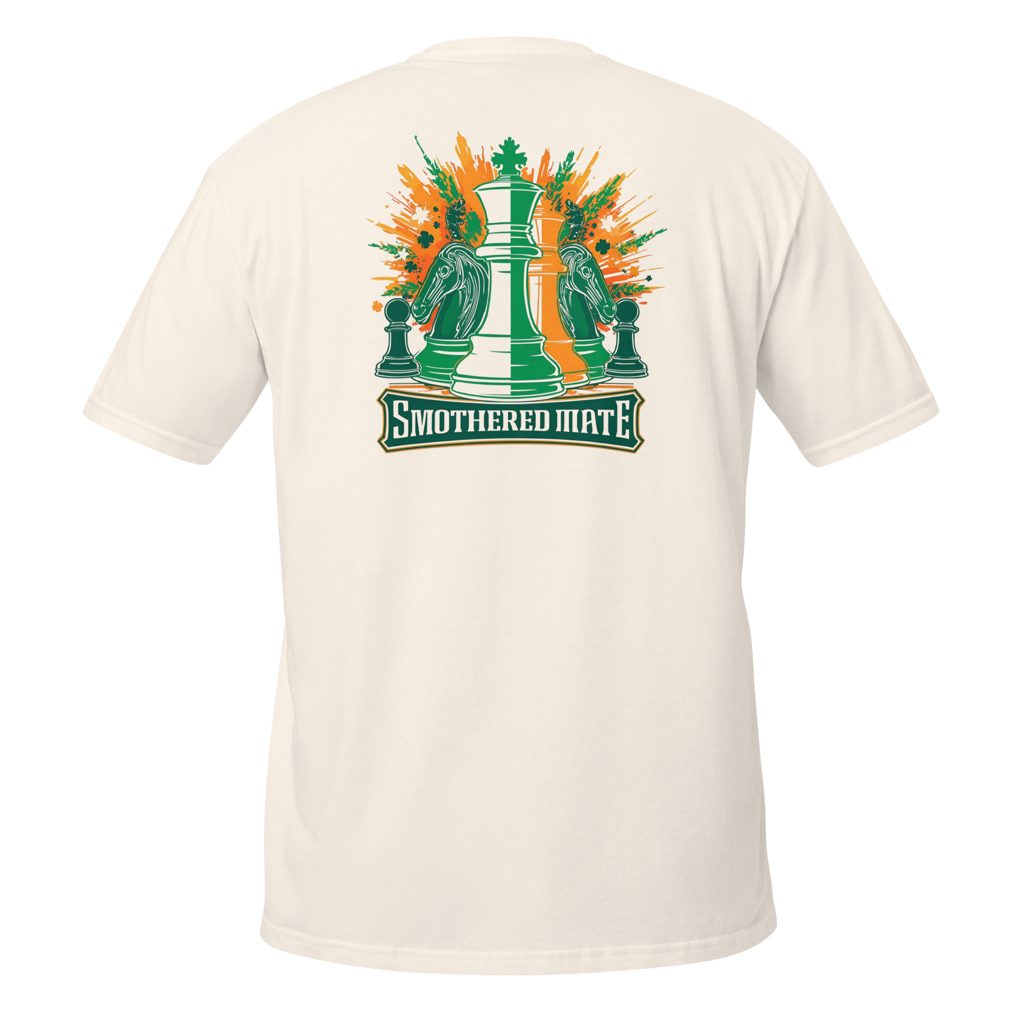 Irish Checkmate T-Shirt by Smothered Mate - back design